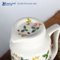 2016 Arabic Hot Sale Chinese Tea Pot Set, Strawberry Painting Fine Ceramic Tea Set